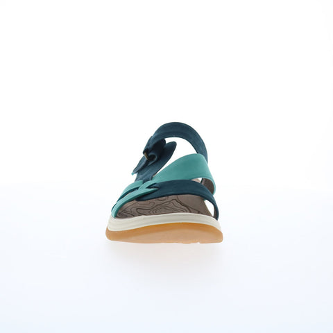 Bionica Nerice BI0014206 Womens Blue Suede Strap Slides Sandals Shoes