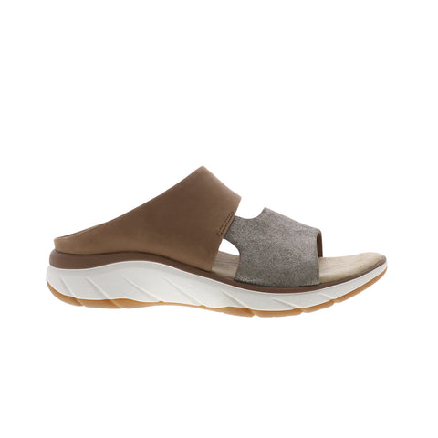 Bionica Airmont BI0018900 Womens Brown Leather Slip On Slides Sandals Shoes