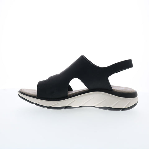 Bionica Akela BI0019001 Womens Black Leather Strap Slingback Sandals Shoes