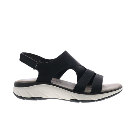 Bionica Akela BI0019001 Womens Black Leather Strap Slingback Sandals Shoes