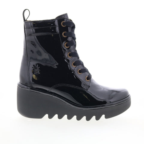 Fly London Biaz BIAZ329FLY-000 Womens Black Leather Casual Dress Boots