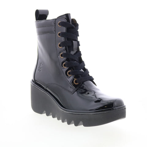 Fly London Biaz BIAZ329FLY-000 Womens Black Leather Casual Dress Boots