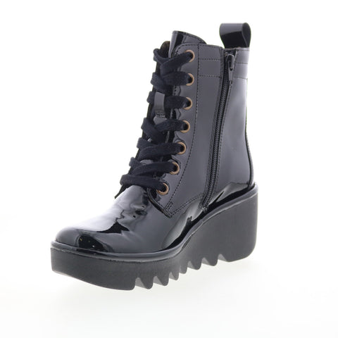 Fly London Biaz BIAZ329FLY-000 Womens Black Leather Casual Dress Boots