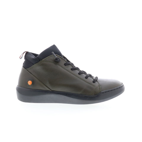 Softinos Biel BIEL549SOF-026 Womens Green Leather Lifestyle Sneakers Shoes