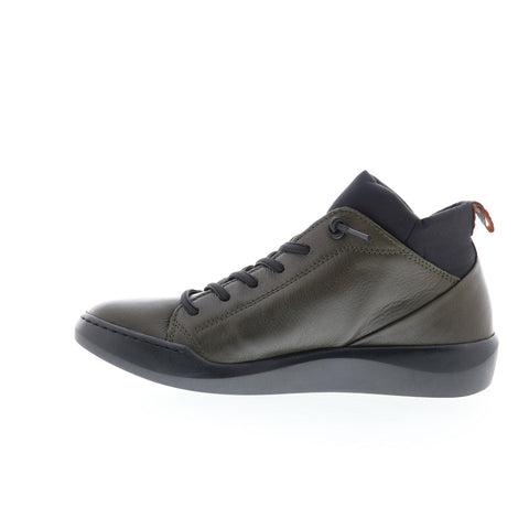 Softinos Biel BIEL549SOF-026 Womens Green Leather Lifestyle Sneakers Shoes