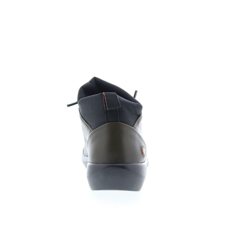 Softinos Biel BIEL549SOF-026 Womens Green Leather Lifestyle Sneakers Shoes