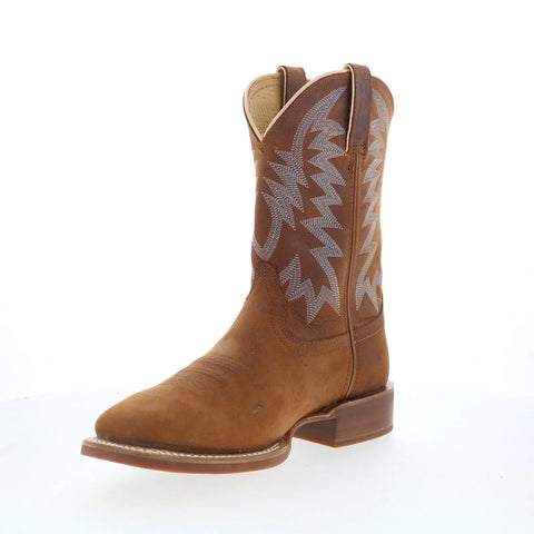 Justin Boots Big Bucks 11" FN7112 Mens Brown Leather Cowboy Western Boots
