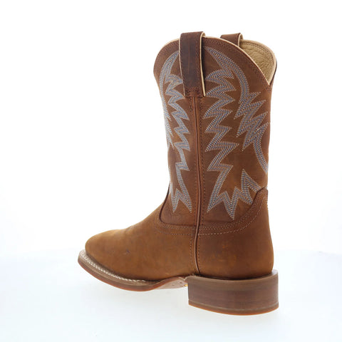 Justin Boots Big Bucks 11" FN7112 Mens Brown Leather Cowboy Western Boots