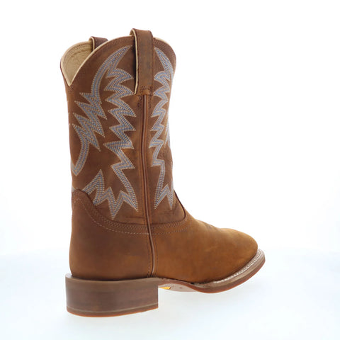 Justin Boots Big Bucks 11" FN7112 Mens Brown Leather Cowboy Western Boots