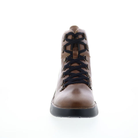 Fly London Bika BIKA501FLY-001 Womens Brown Leather Casual Dress Boots