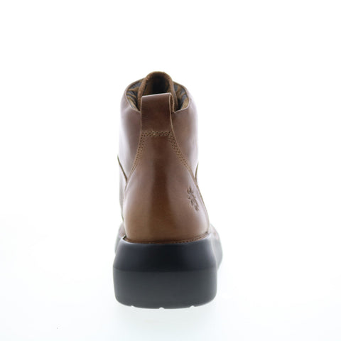 Fly London Bika BIKA501FLY-001 Womens Brown Leather Casual Dress Boots
