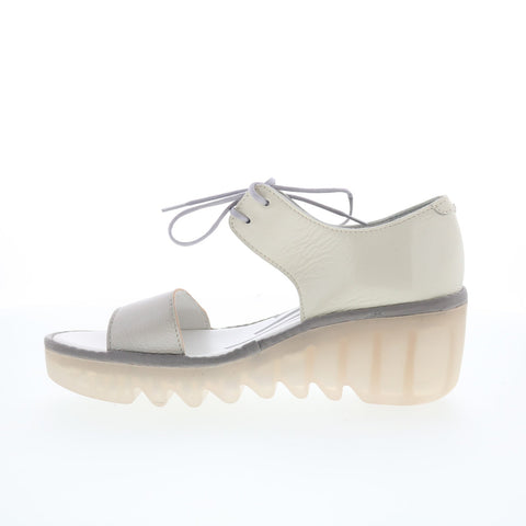 Fly London Bilu BILU465FLY-001 Womens Beige Wedges Sandals Shoes