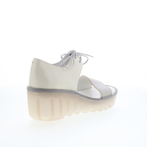 Fly London Bilu BILU465FLY-001 Womens Beige Wedges Sandals Shoes