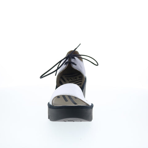 Fly London Bilu BILU465FLY-004 Womens Silver Wedges Sandals Shoes