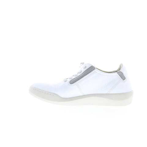 Softinos Binn BINN748SOF-004 Womens White Leather Lifestyle Sneakers Shoes