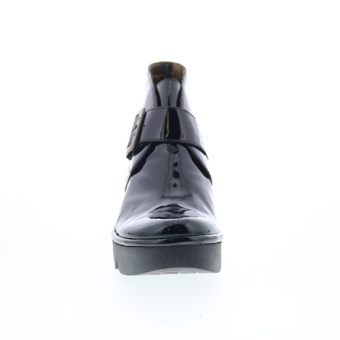 Fly London Birt BIRT397FLY-007 Womens Black Leather Ankle & Booties Boots