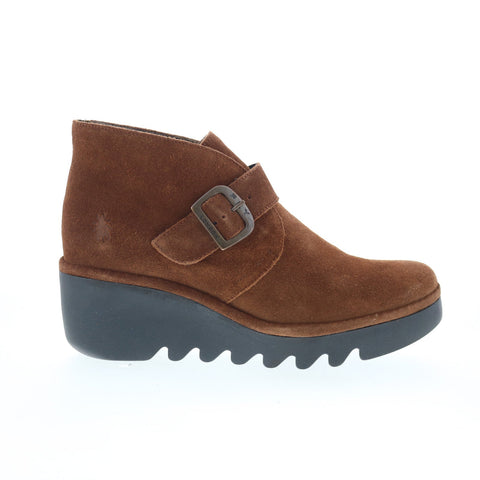 Fly London Birt BIRT397FLY-002 Womens Brown Suede Ankle & Booties Boots