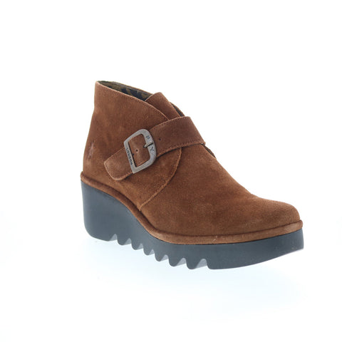 Fly London Birt BIRT397FLY-002 Womens Brown Suede Ankle & Booties Boots