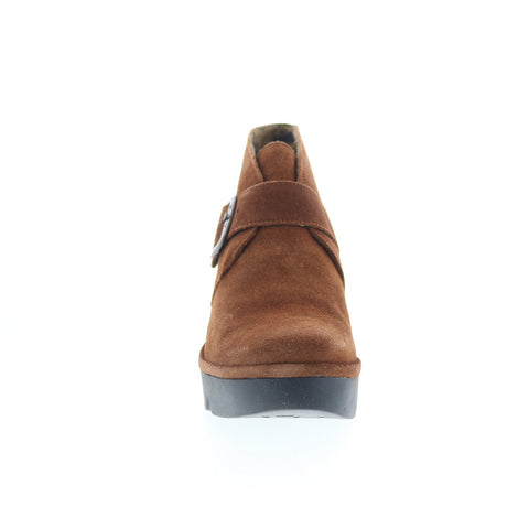 Fly London Birt BIRT397FLY-002 Womens Brown Suede Ankle & Booties Boots