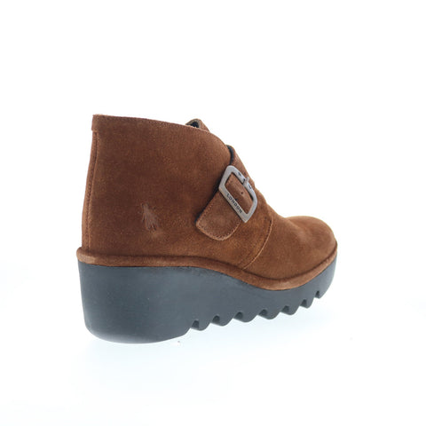 Fly London Birt BIRT397FLY-002 Womens Brown Suede Ankle & Booties Boots