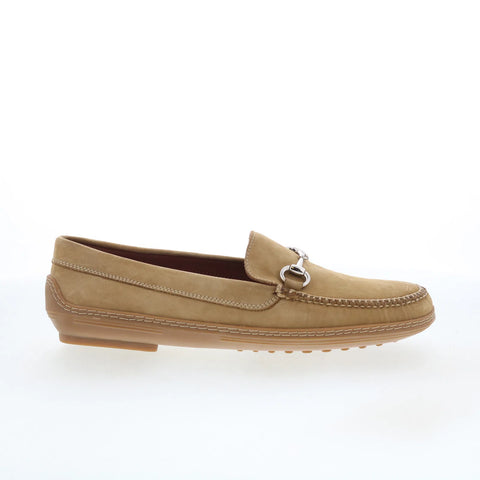 T.B. Phelps Bit Mens Brown Nubuck Slip On Loafers & Slip Ons Penny Shoes