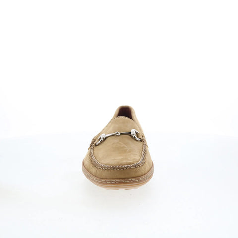 T.B. Phelps Bit Mens Brown Nubuck Slip On Loafers & Slip Ons Penny Shoes