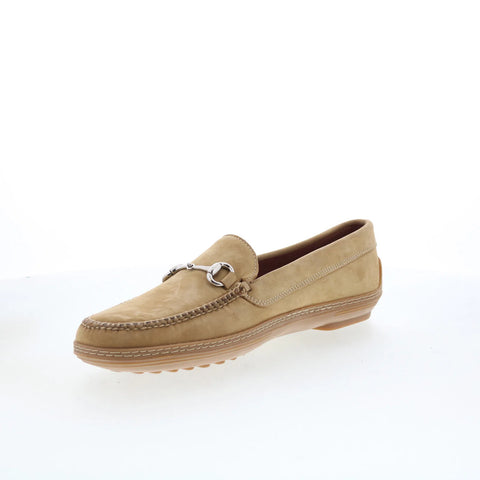 T.B. Phelps Bit Mens Brown Nubuck Slip On Loafers & Slip Ons Penny Shoes