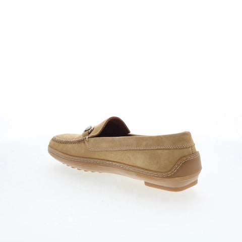 T.B. Phelps Bit Mens Brown Nubuck Slip On Loafers & Slip Ons Penny Shoes