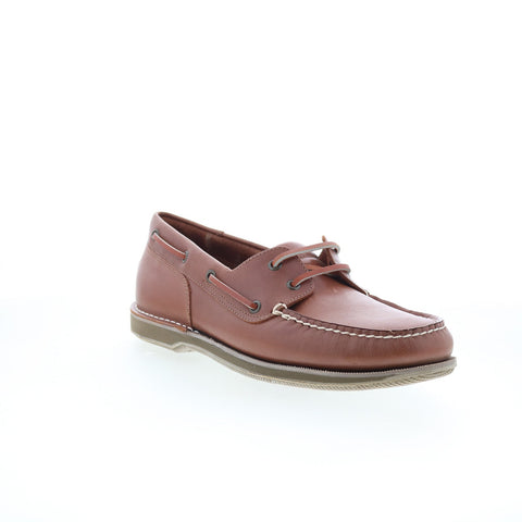 Rockport Perth BK55031 Mens Brown Wide Loafers & Slip Ons Boat Shoes