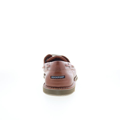 Rockport Perth BK55031 Mens Brown Wide Loafers & Slip Ons Boat Shoes