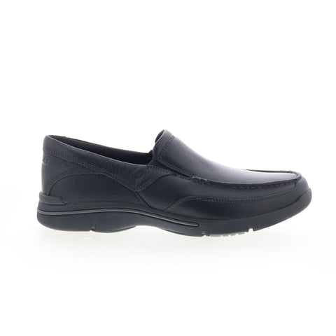 Rockport Eberdon BK71228 Mens Black Leather Loafers & Slip Ons Casual Shoes