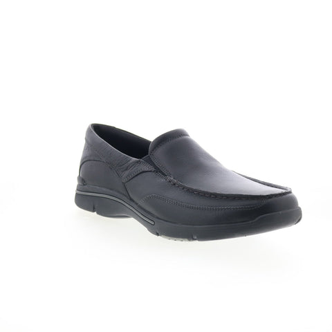 Rockport Eberdon BK71228 Mens Black Leather Loafers & Slip Ons Casual Shoes