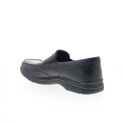 Rockport Eberdon BK71228 Mens Black Leather Loafers & Slip Ons Casual Shoes