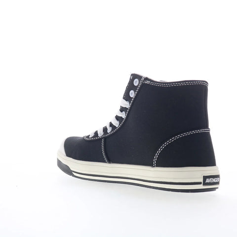 Avenger Blade 8 Eye Alloy Toe EH SR Mens Black Canvas Work & Safety Shoes