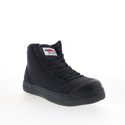 Avenger Blade Carbon Toe Electrical Hazard SR Womens Black Wide Work Shoes