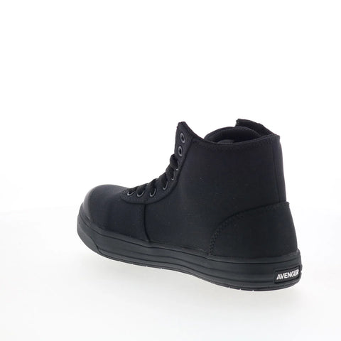 Avenger Blade Carbon Toe Electrical Hazard SR Womens Black Wide Work Shoes