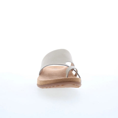 Softwalk Blaine S2305-131 Womens Beige Leather Slip On Slides Sandals Shoes