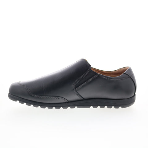 Taos Blend BLE-14156 Womens Black Leather Slip On Lifetsyle Sneakers Shoes