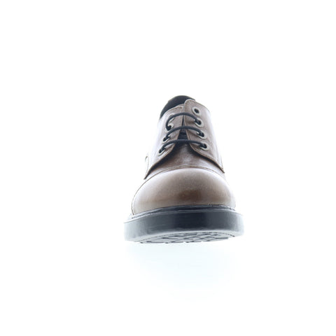 Miz Mooz Bleeker Womens Brown Leather Oxfords & Lace Ups Casual Shoes