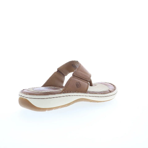 Born Corvo BM0006906 Mens Brown Leather Flip-Flops Sandals Shoes