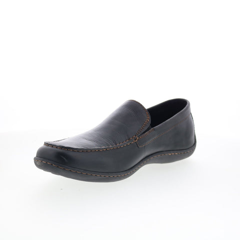 Born Caleb BM0008003 Mens Black Leather Loafers & Slip Ons Casual Shoes