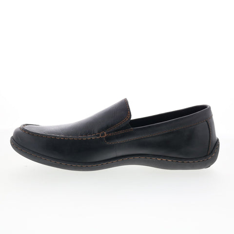 Born Caleb BM0008003 Mens Black Leather Loafers & Slip Ons Casual Shoes