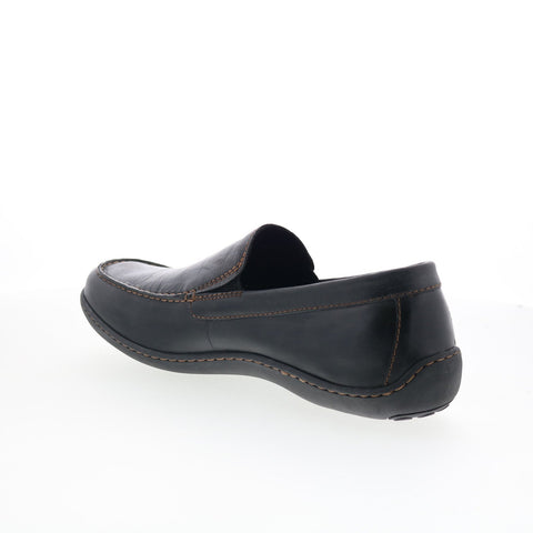 Born Caleb BM0008003 Mens Black Leather Loafers & Slip Ons Casual Shoes