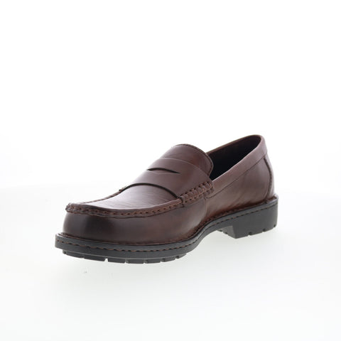 Born Langley BM0018706 Mens Brown Leather Loafers & Slip Ons Penny Shoes
