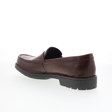 Born Langley BM0018706 Mens Brown Leather Loafers & Slip Ons Penny Shoes