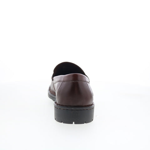 Born Langley BM0018706 Mens Brown Leather Loafers & Slip Ons Penny Shoes