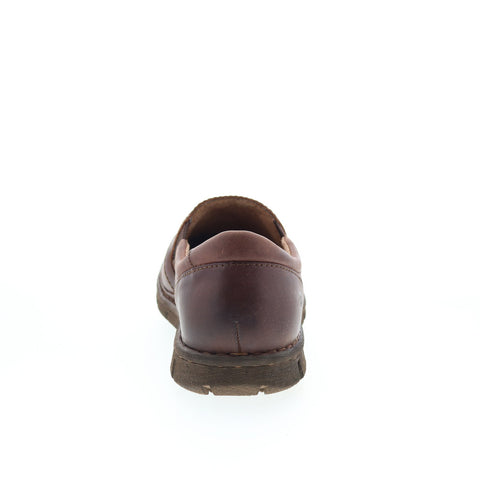 Born Sawyer BM0020023 Mens Brown Leather Loafers & Slip Ons Casual Shoes