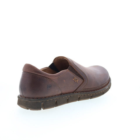 Born Sawyer BM0020023 Mens Brown Leather Loafers & Slip Ons Casual Shoes