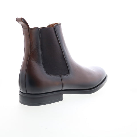 Bruno Magli Bucca BM1BCUD0 Mens Brown Leather Slip On Chelsea Boots