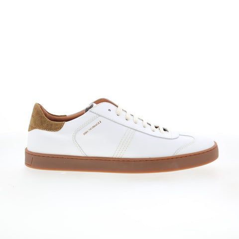 Bruno Magli Bono BM1BONG0 Mens White Leather Lifestyle Sneakers Shoes